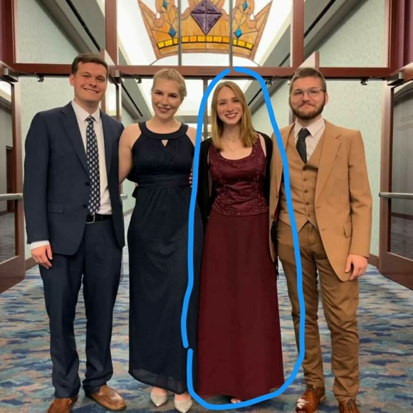 Michaelangelo Beaded Formal Maxi Dress - Picture 14 of 15